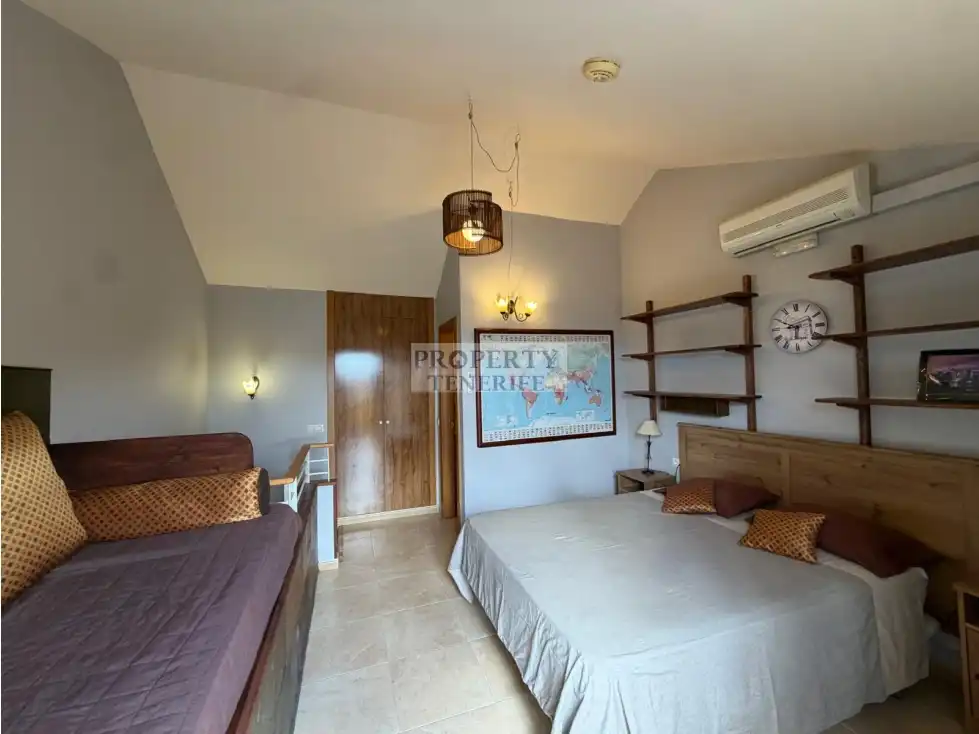 Schlafzimmer von Haus oder Chalet zum Verkauf in San Miguel de Abona mit Terrasse, Schwimmbad und Möbliert