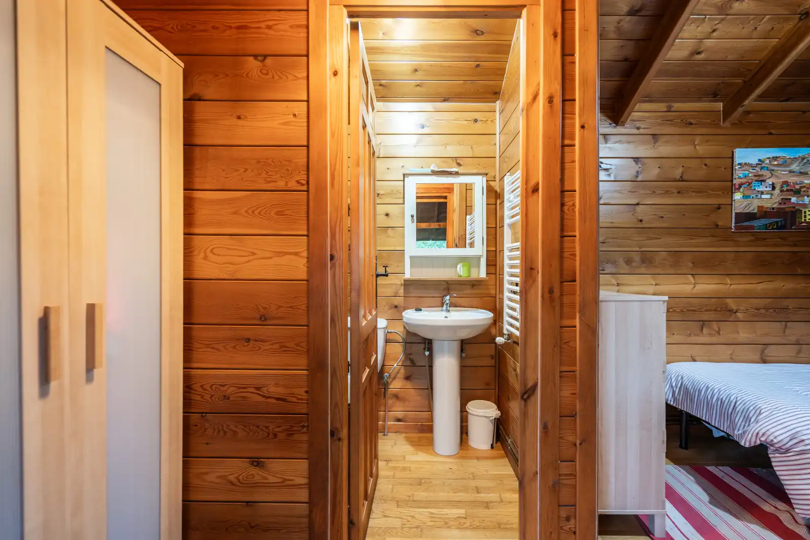 Bathroom of Houses for sale in El Espinar  with Heating, Private garden and Terrace