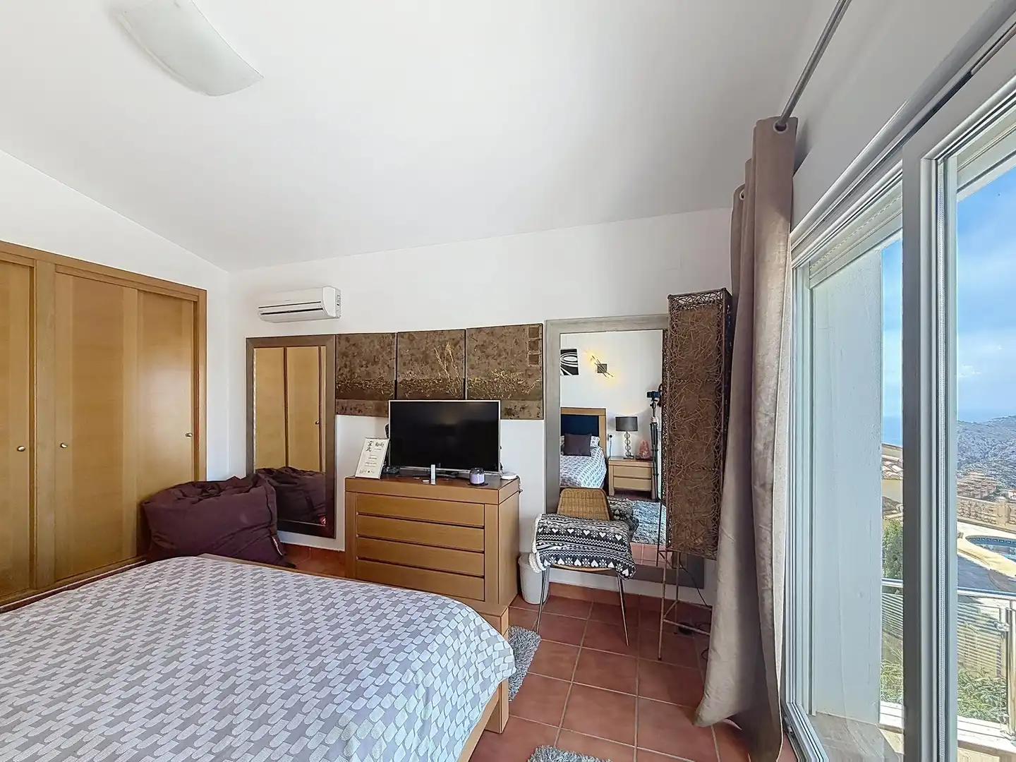Dormitori de Casa o xalet en venda en Benitachell / El Poble Nou de Benitatxell amb Aire condicionat, Calefacció i Jardí privat