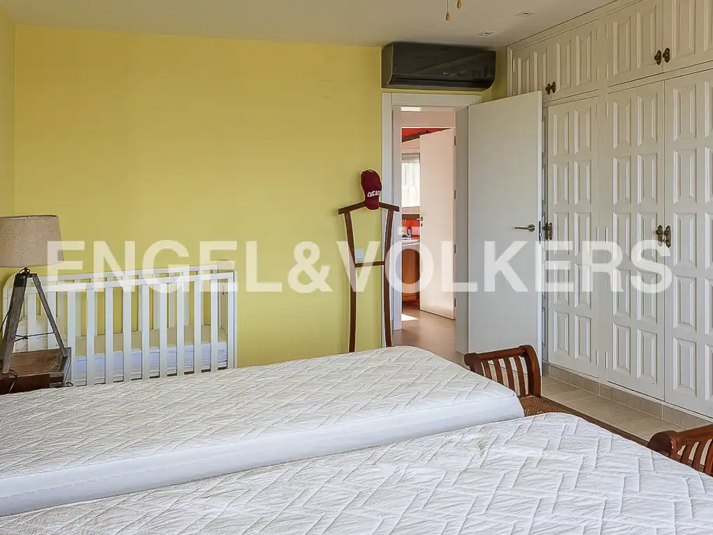 Schlafzimmer von Haus oder Chalet zur Miete in Jávea / Xàbia mit Klimaanlage, Heizung und Privatgarten
