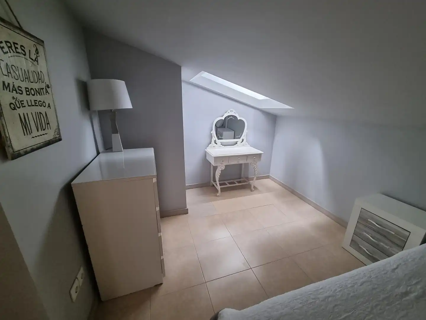 Schlafzimmer von Dachboden zum Verkauf in Sabadell mit Terrasse, Möbliert und Alarm