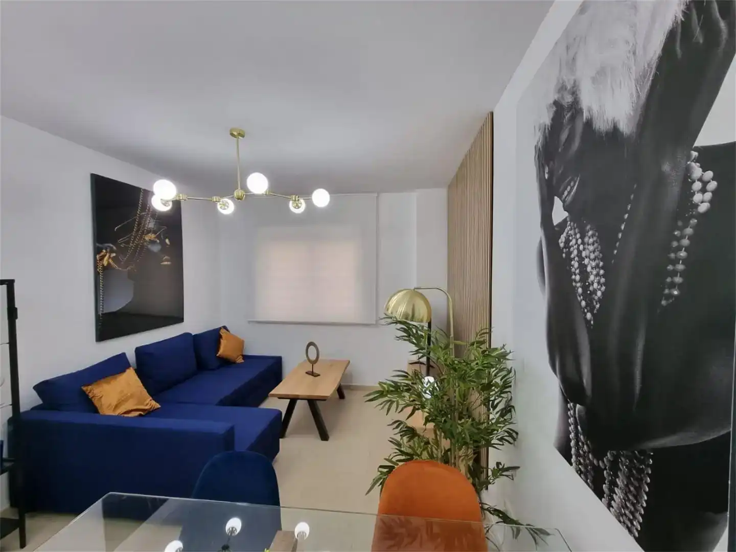 Wohnzimmer von Wohnung zur Miete in Garrucha mit Klimaanlage und Schwimmbad