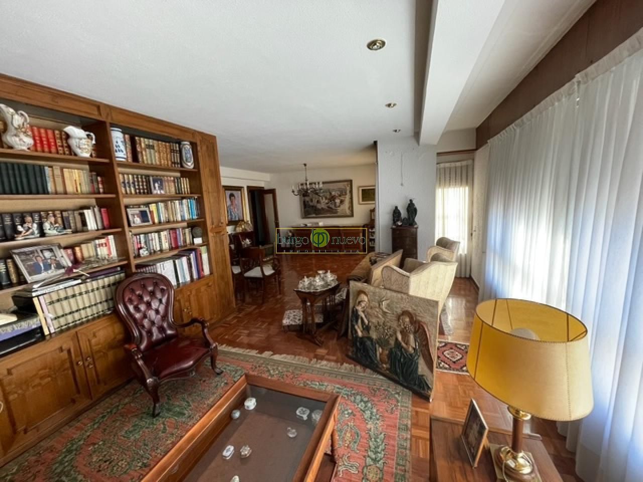 Living room of Flat for sale in León Capital   with Heating, Parquet flooring and Terrace