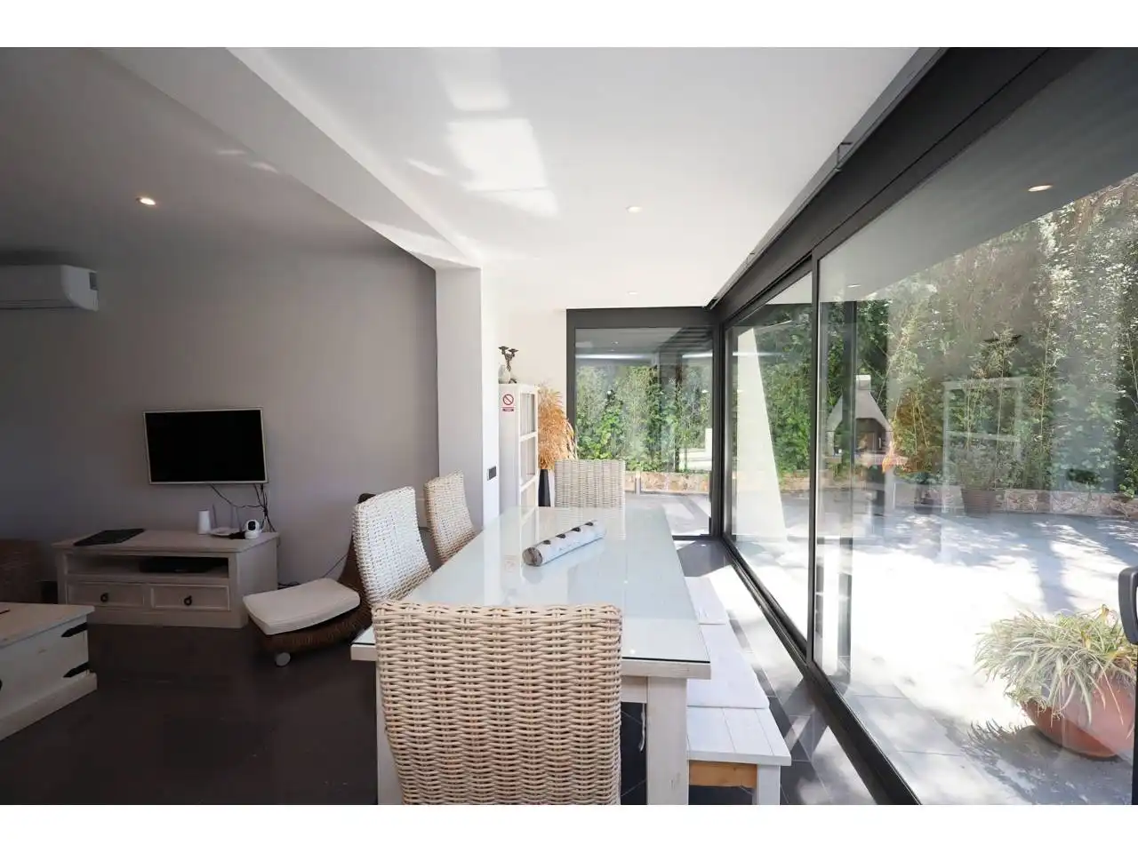 Comedor de Casa o chalet en venta en Lloret de Mar con Calefacción, Jardín privado y Terraza