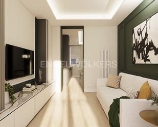 Sala d'estar de Apartament en venda en  Madrid Capital amb Aire condicionat, Calefacció i Moblat