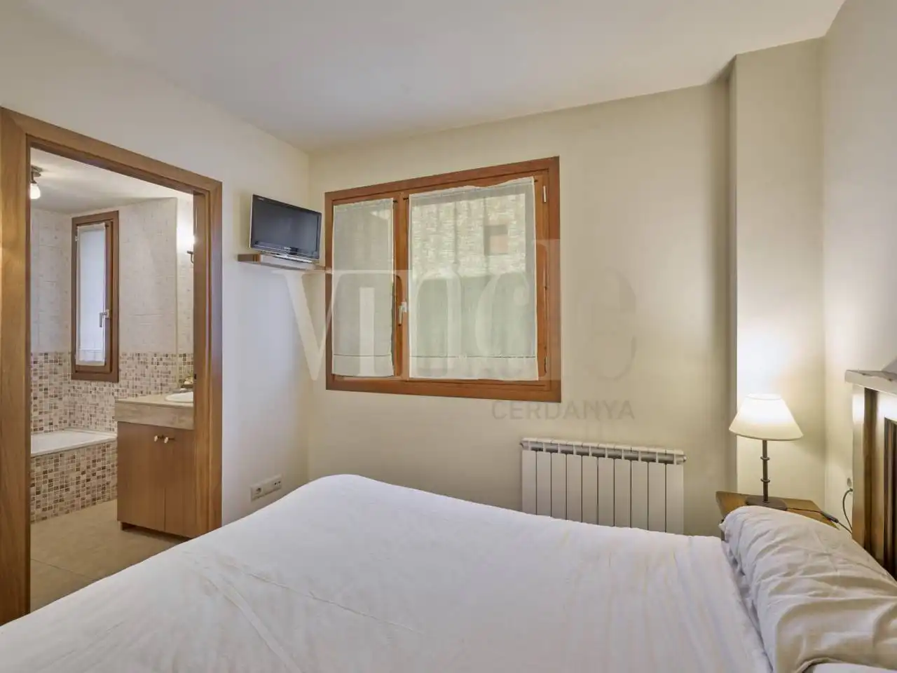 Schlafzimmer von Wohnung zum Verkauf in Llívia mit Heizung, Privatgarten und Parkett