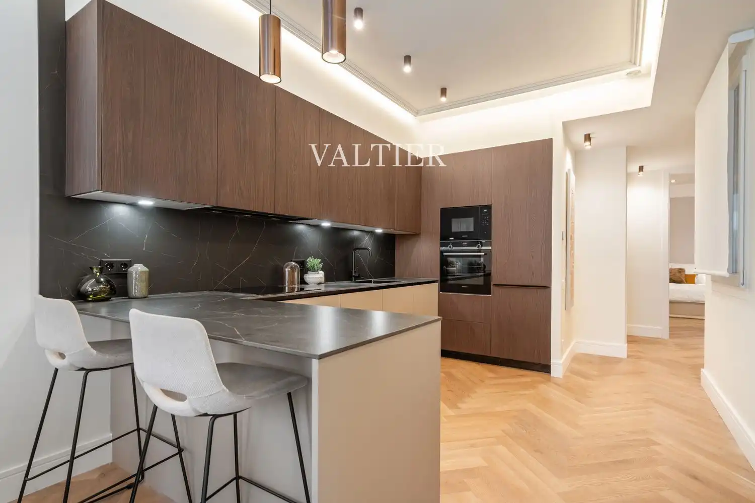 Kitchen of Flat for sale in Madrid  with Air Conditioner, Heating and Terrace