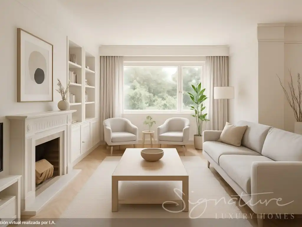 Living room of Ground floor for sale in Sant Cugat del Vallès  with Heating, Private garden and Terrace
