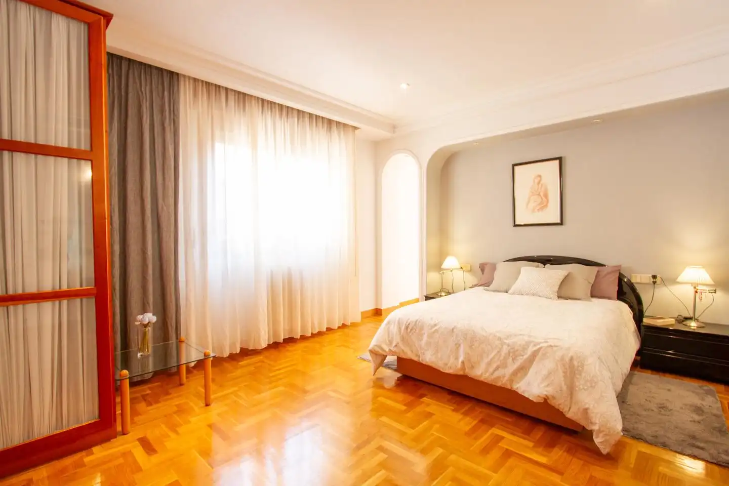 Schlafzimmer von Maisonette zum Verkauf in Villava / Atarrabia mit Klimaanlage, Heizung und Terrasse