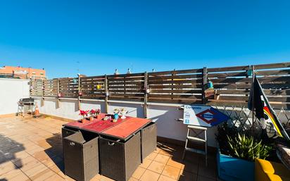 Terrace of Attic for sale in  Madrid Capital  with Air Conditioner, Heating and Parquet flooring