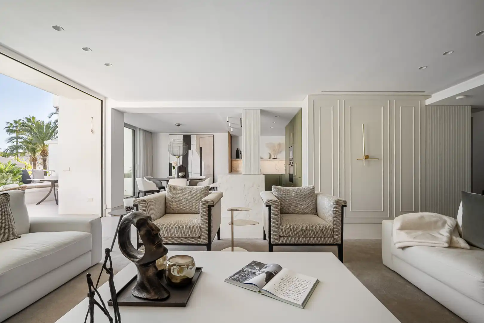 Living room of Attic for sale in Marbella  with Air Conditioner, Heating and Terrace