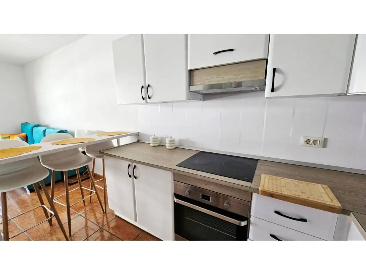 Küche von Wohnung zur Miete in San Miguel de Abona mit Klimaanlage, Terrasse und Möbliert