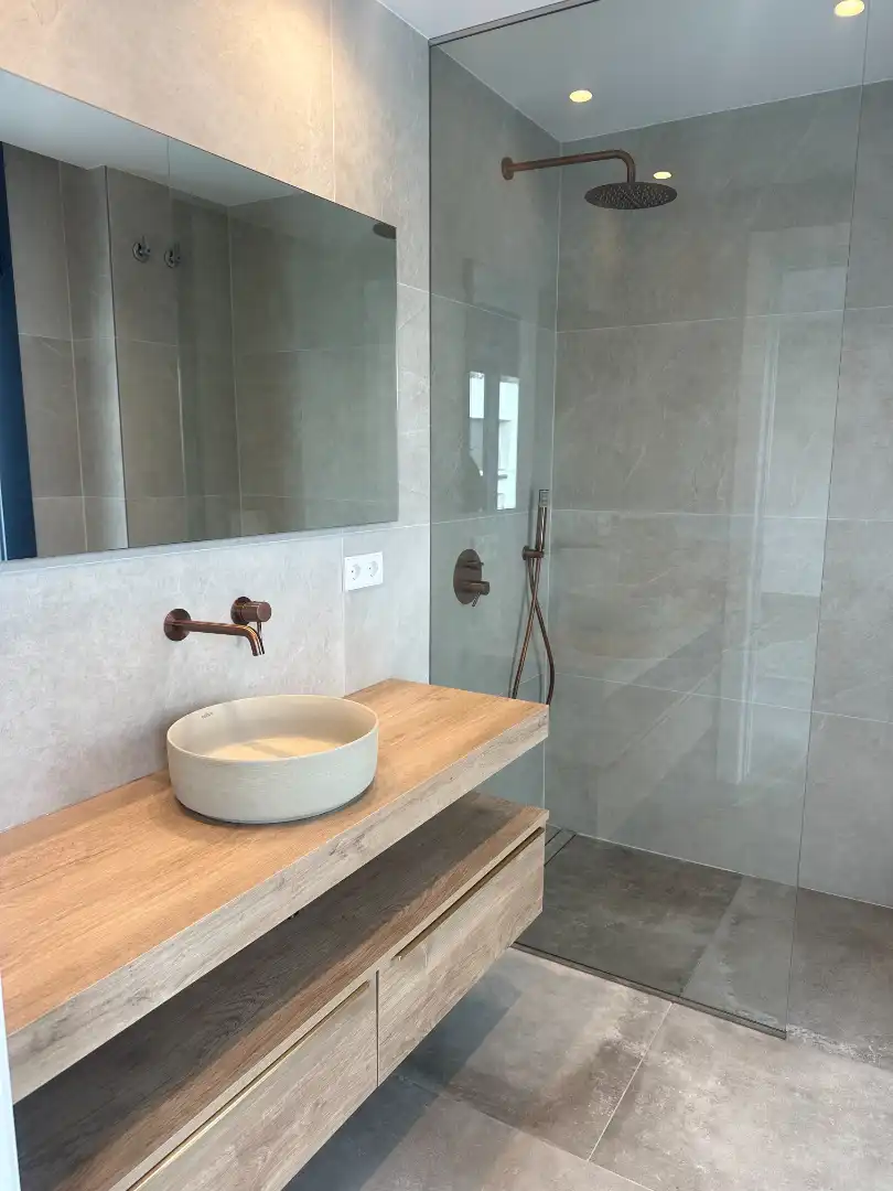 Baño de Casa o chalet en venta en Fornells de la Selva con Aire acondicionado, Calefacción y Jardín privado