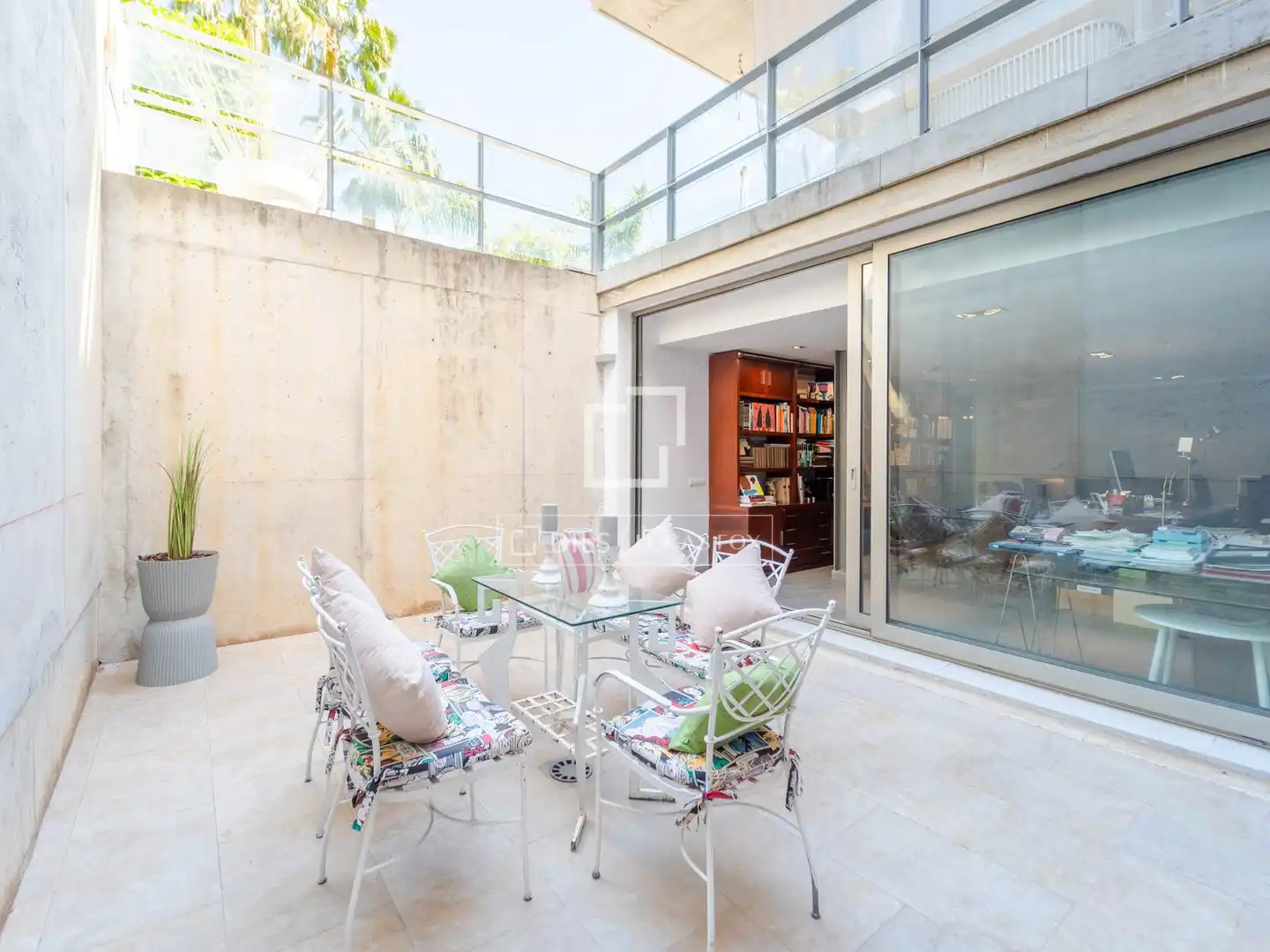 Terrassa de Casa o xalet en venda en Bétera amb Aire condicionat, Jardí privat i Terrassa