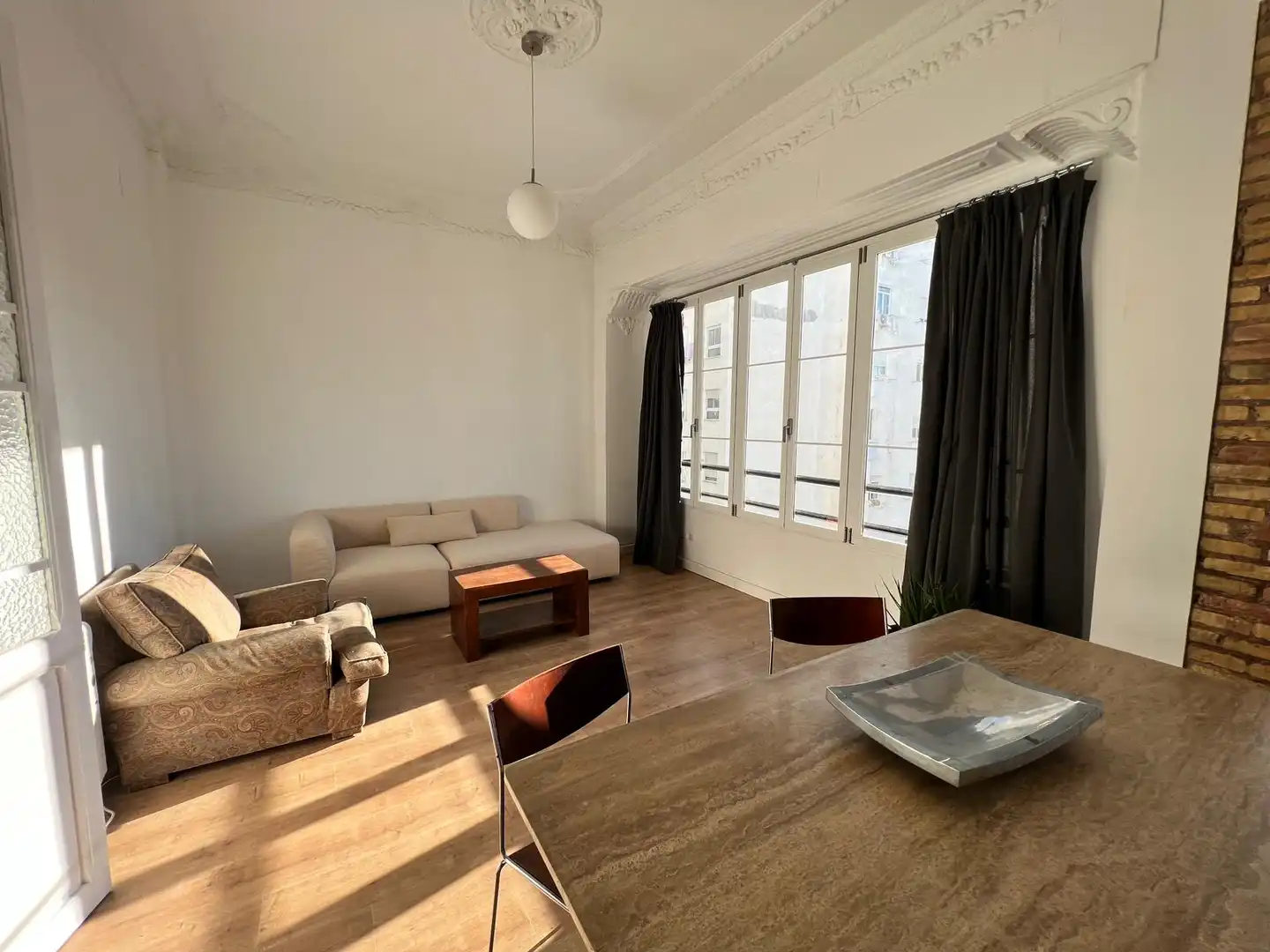 Sala de estar de Piso de alquiler en Valencia con Aire acondicionado, Calefacción y Amueblado