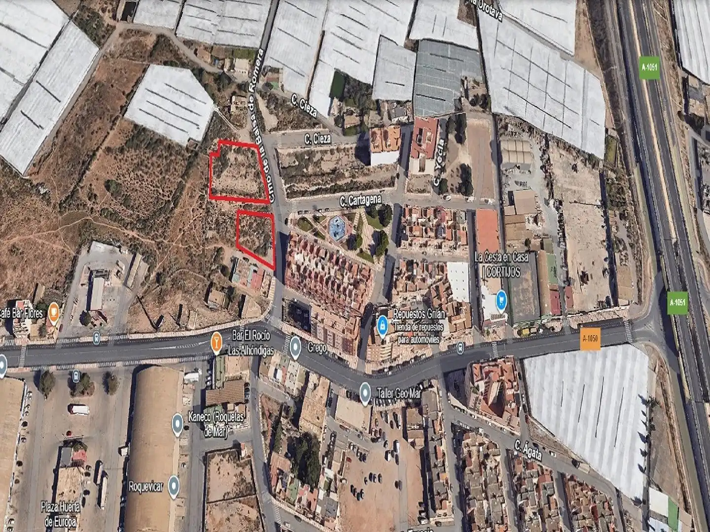 Lands and plots for sale in Roquetas de Mar ciudad