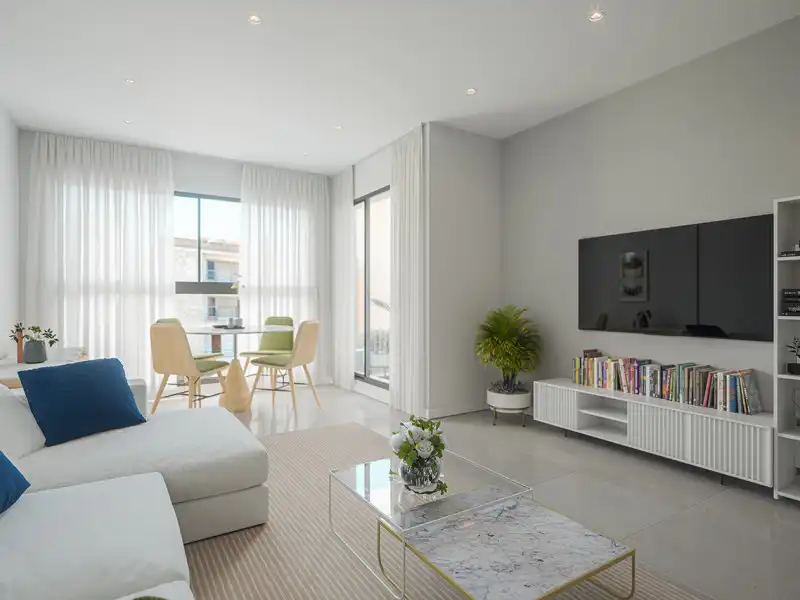 Living room of Flat for sale in Guardamar del Segura  with Private garden, Terrace and Swimming Pool