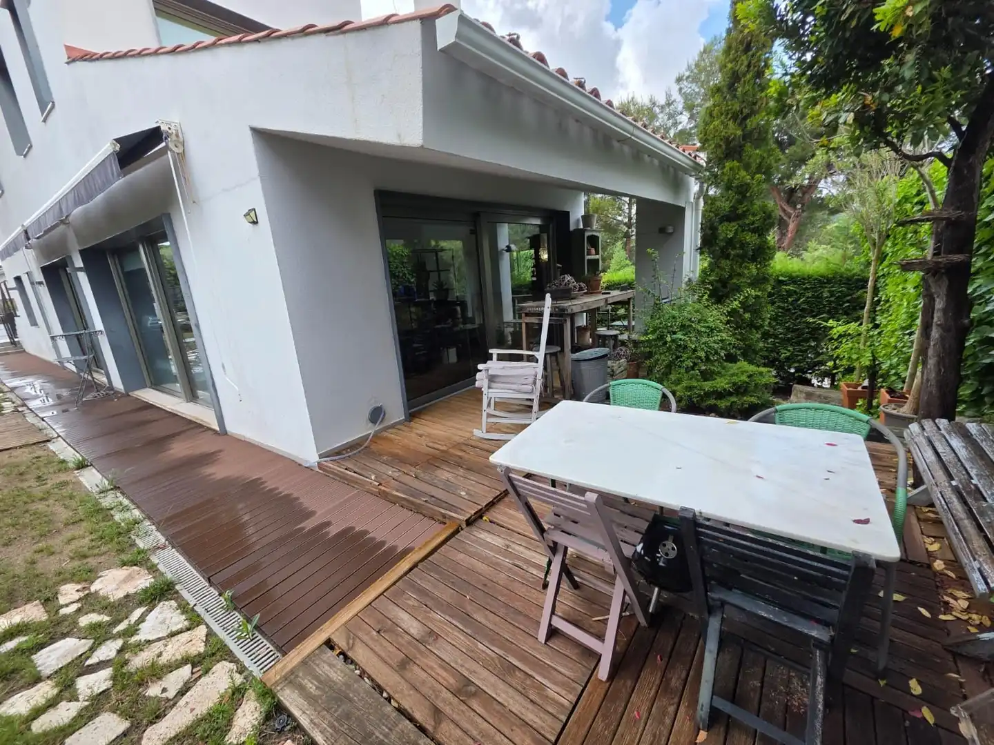 Terrassa de Casa o xalet en venda en Castellolí amb Calefacció, Jardí privat i Terrassa