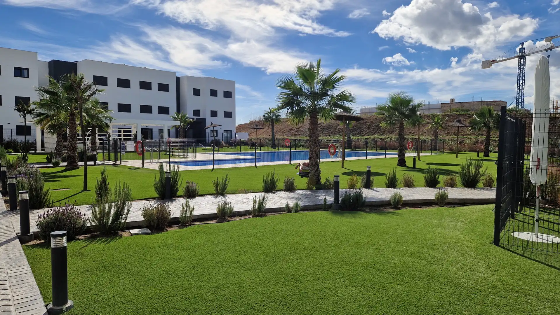 Swimming pool of Apartments for sale in Estepona  with Air Conditioner, Terrace and Storage room