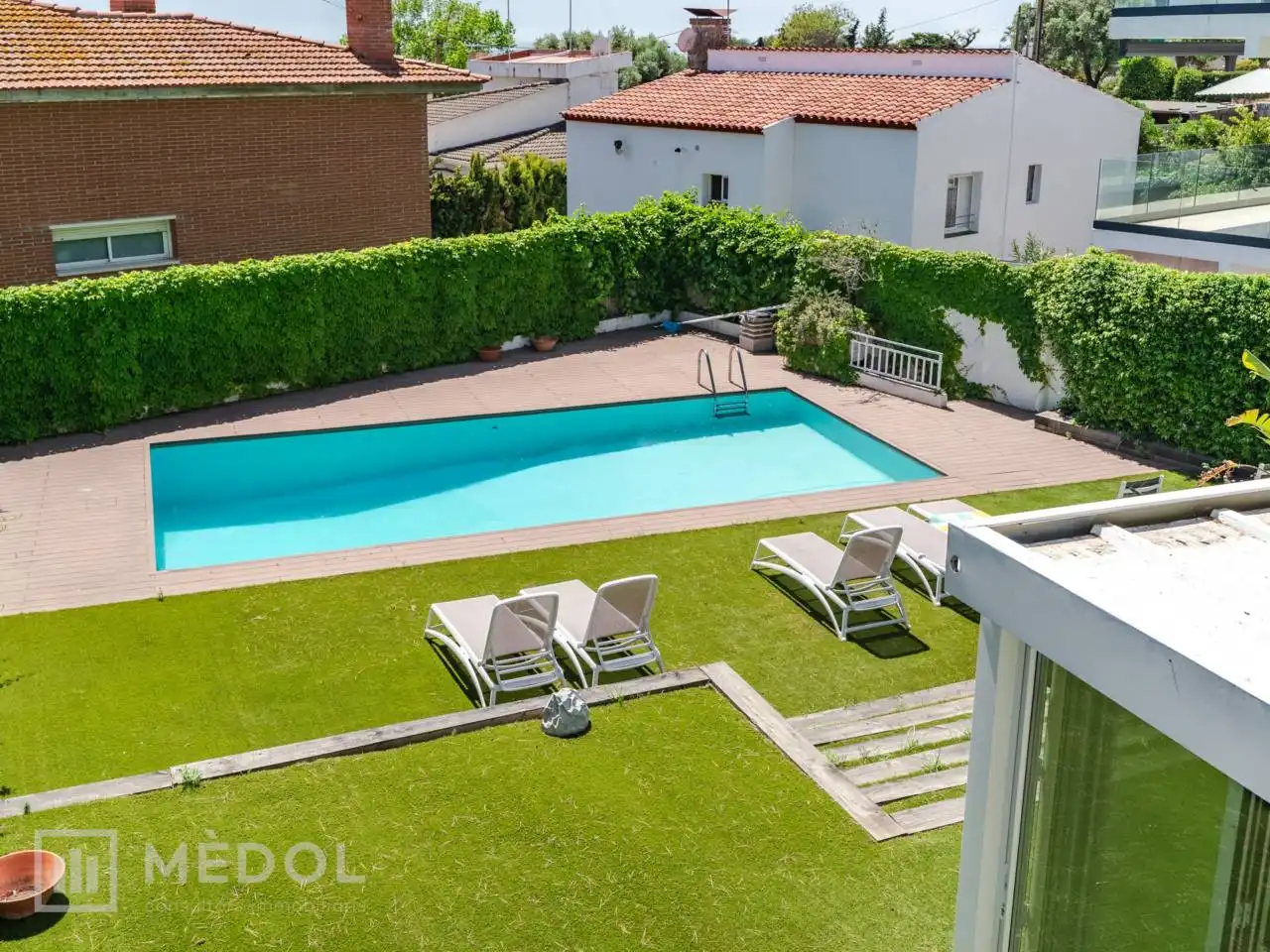 Piscina de Casa adosada en venta en Tarragona con Aire acondicionado, Calefacción y Jardín privado