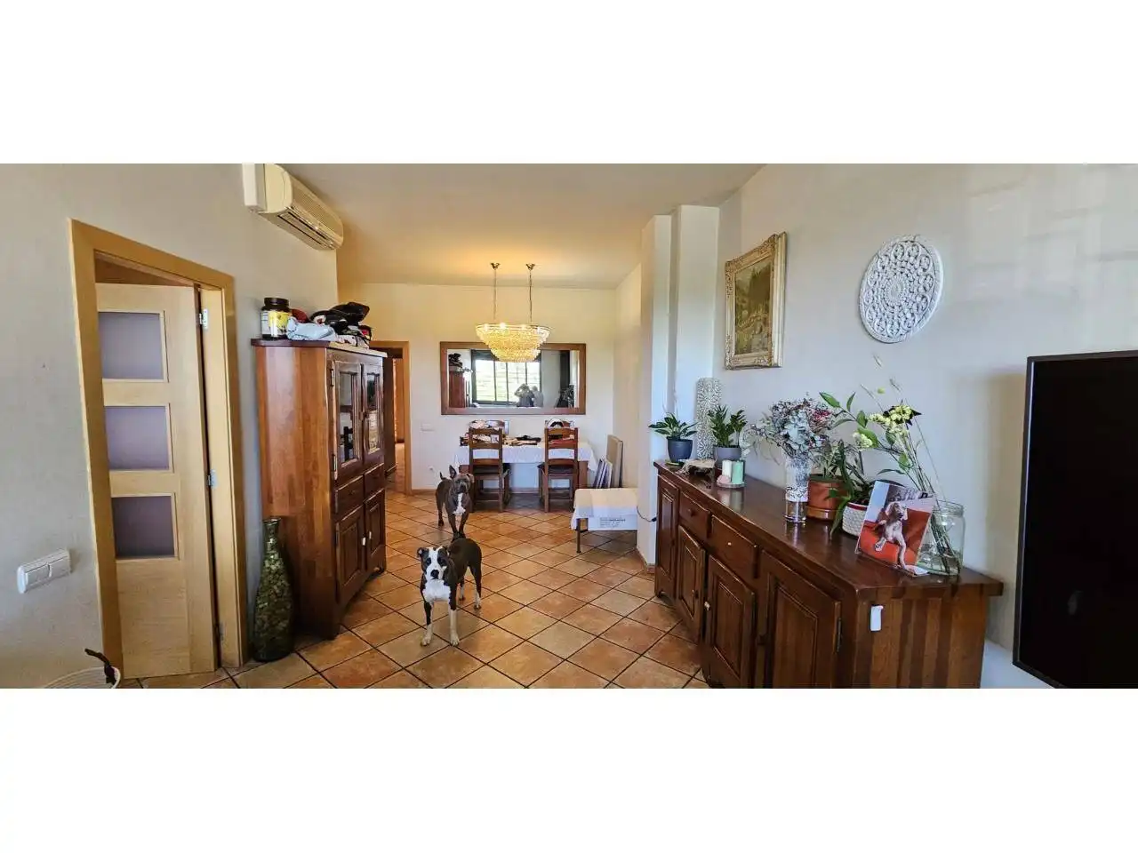 Sala de estar de Piso en venta en Badalona con Aire acondicionado, Jardín privado y Terraza