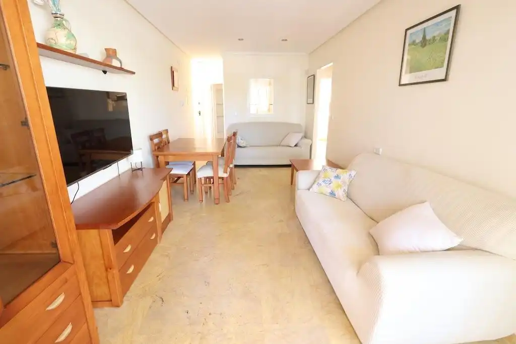 Sala de estar de Planta baja de alquiler en Orihuela con Aire acondicionado, Jardín privado y Terraza