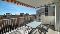 Balcony of Flat for sale in Piles  with Terrace, Furnished and Community pool