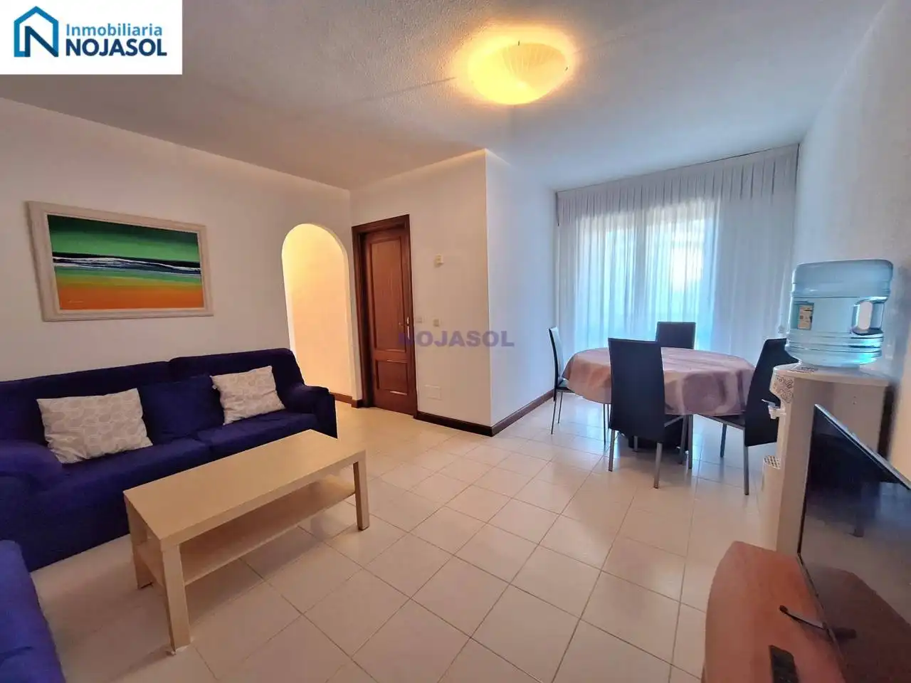 Sala de estar de Apartamento de alquiler en Noja con Calefacción, Terraza y Amueblado