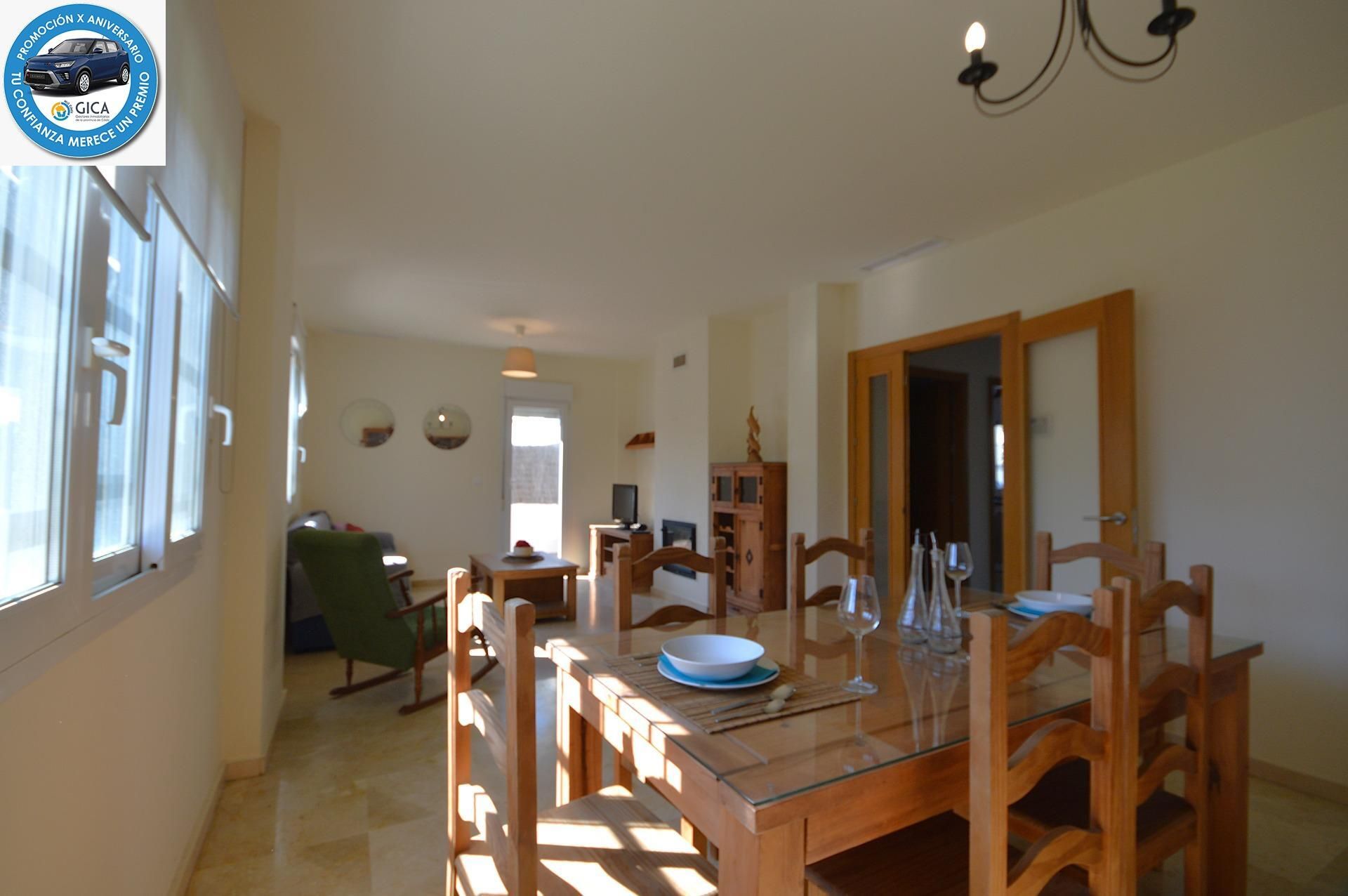 Dining room of Single-family semi-detached for sale in Jerez de la Frontera  with Private garden, Parquet flooring and Terrace