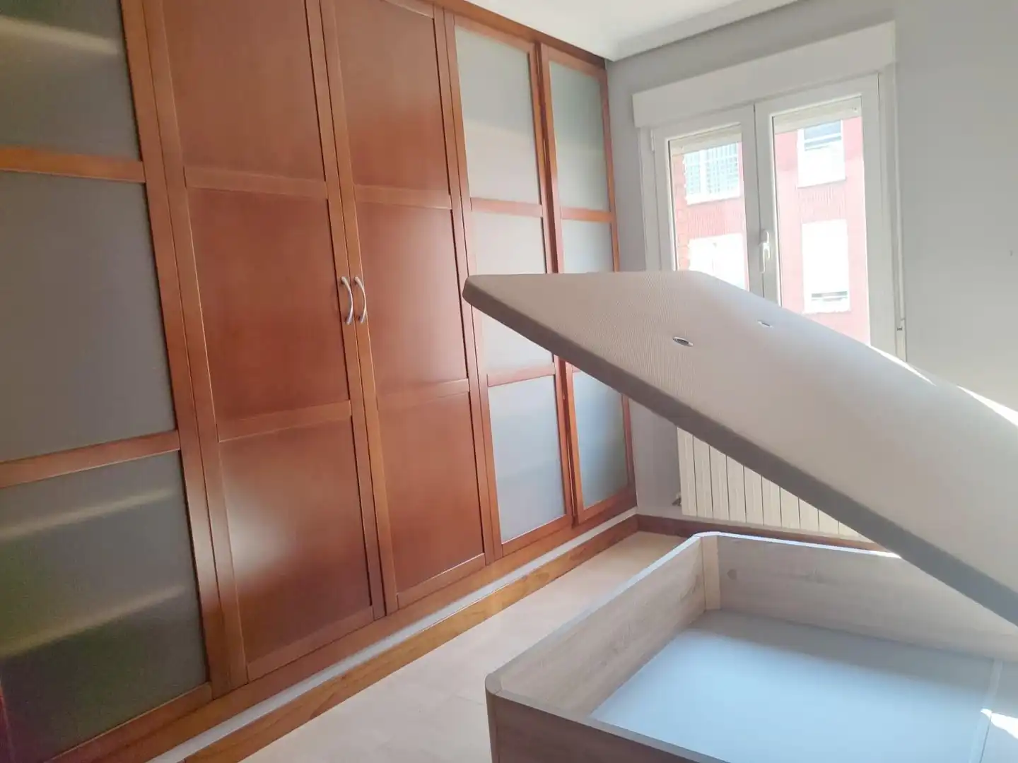 Bedroom of Flat for rent in Oviedo   with Heating and Furnished