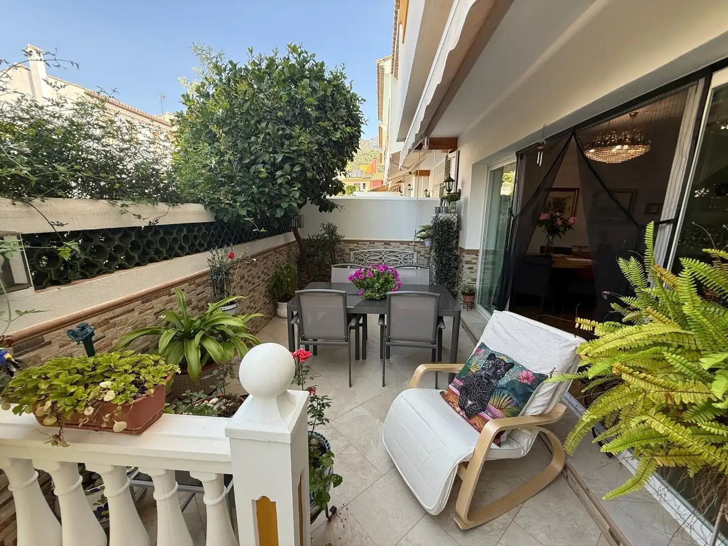 Terrassa de Casa adosada en venda en Marbella amb Aire condicionat, Traster i Balcó
