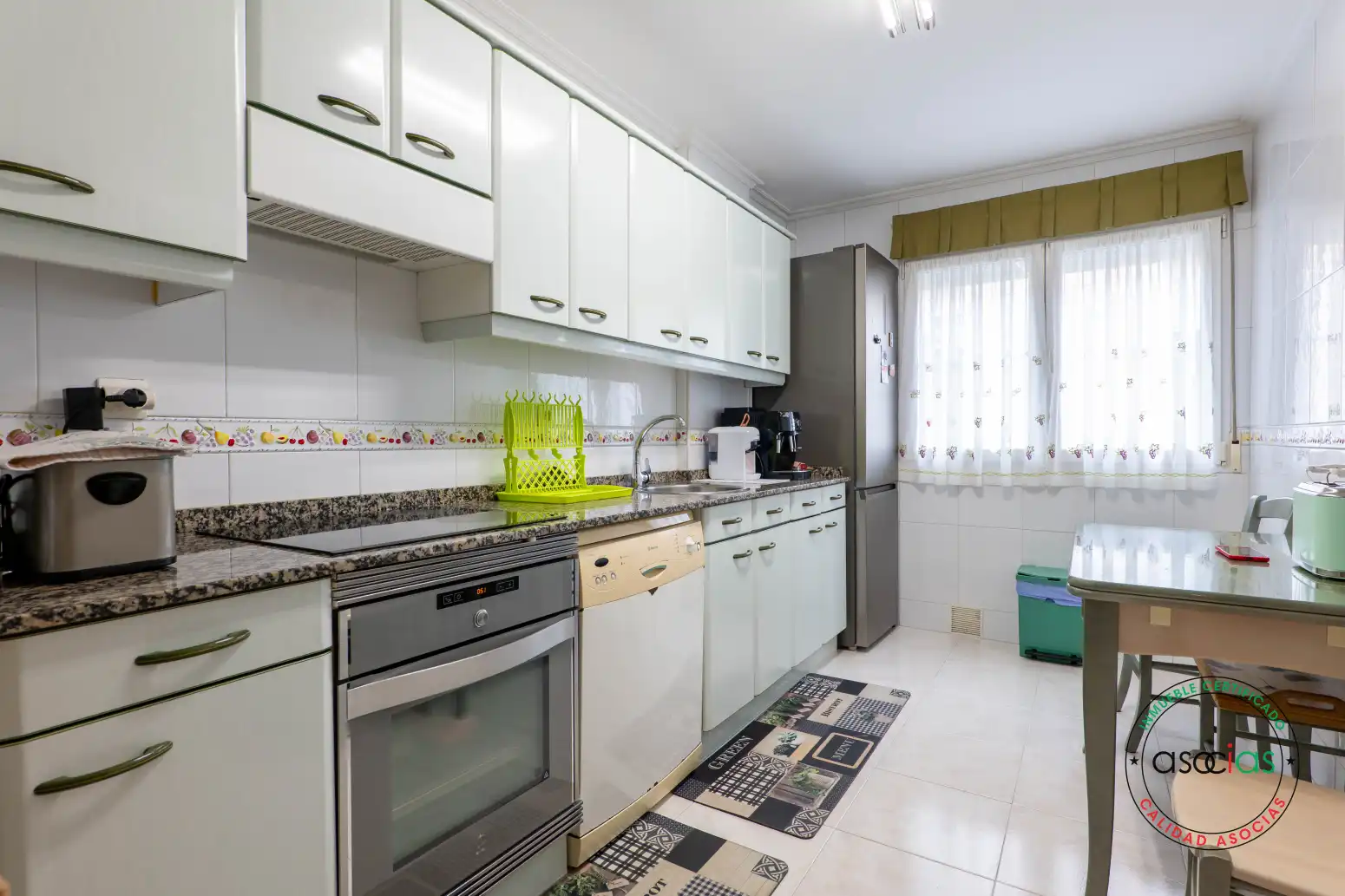 Kitchen of Flat for sale in Gijón   with Heating and Parquet flooring