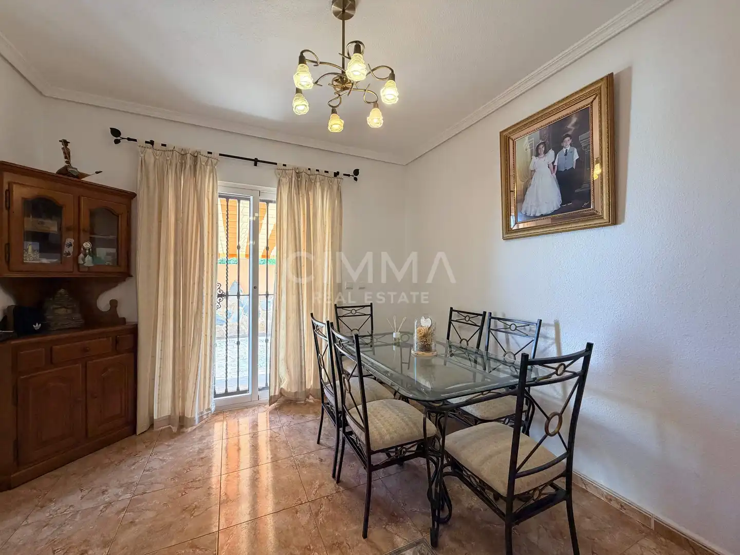 Dining room of Detached homes for sale in La Nucia  with Air Conditioner, Heating and Private garden