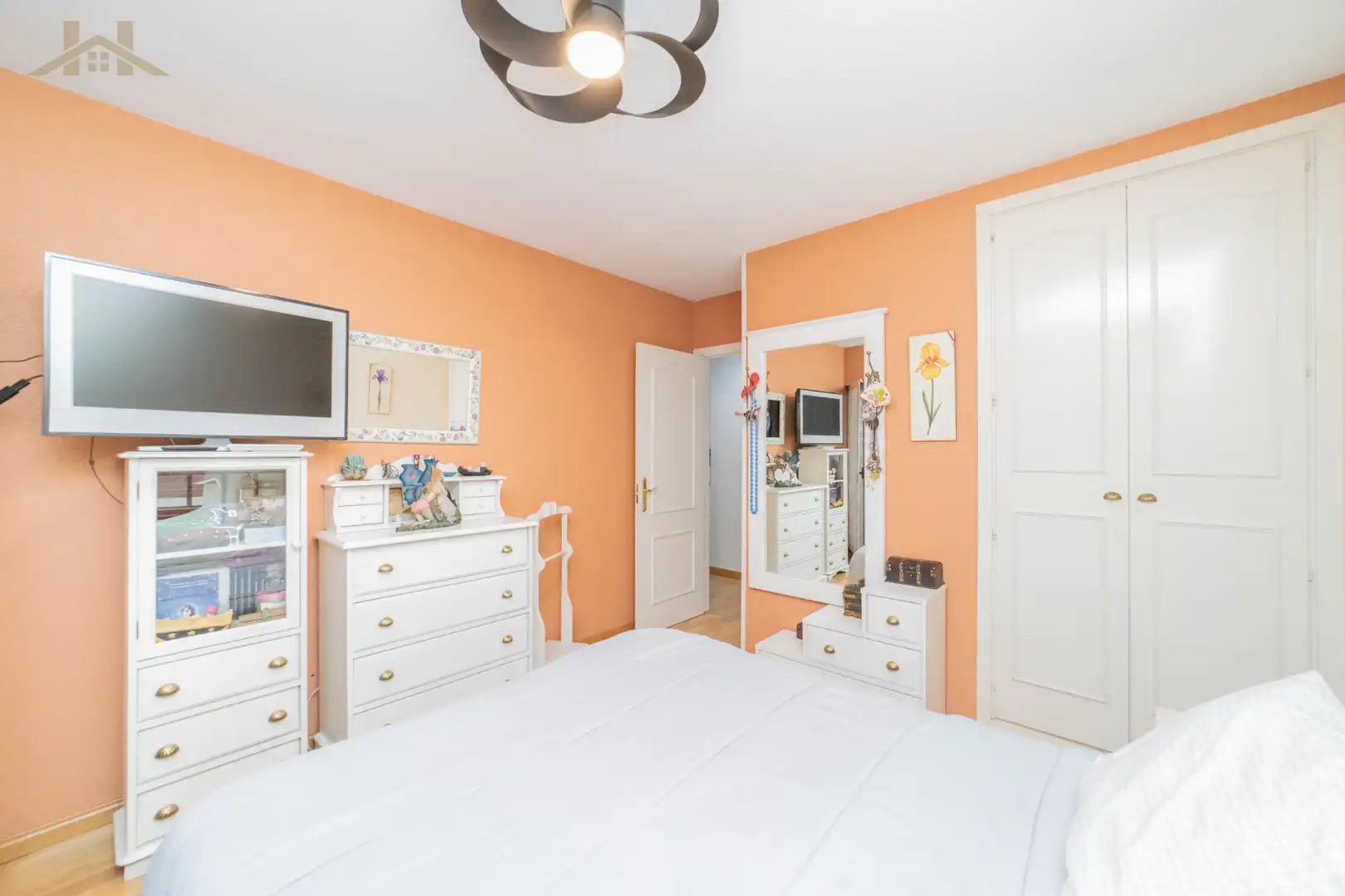 Bedroom of Flat for sale in Móstoles  with Air Conditioner, Heating and Terrace
