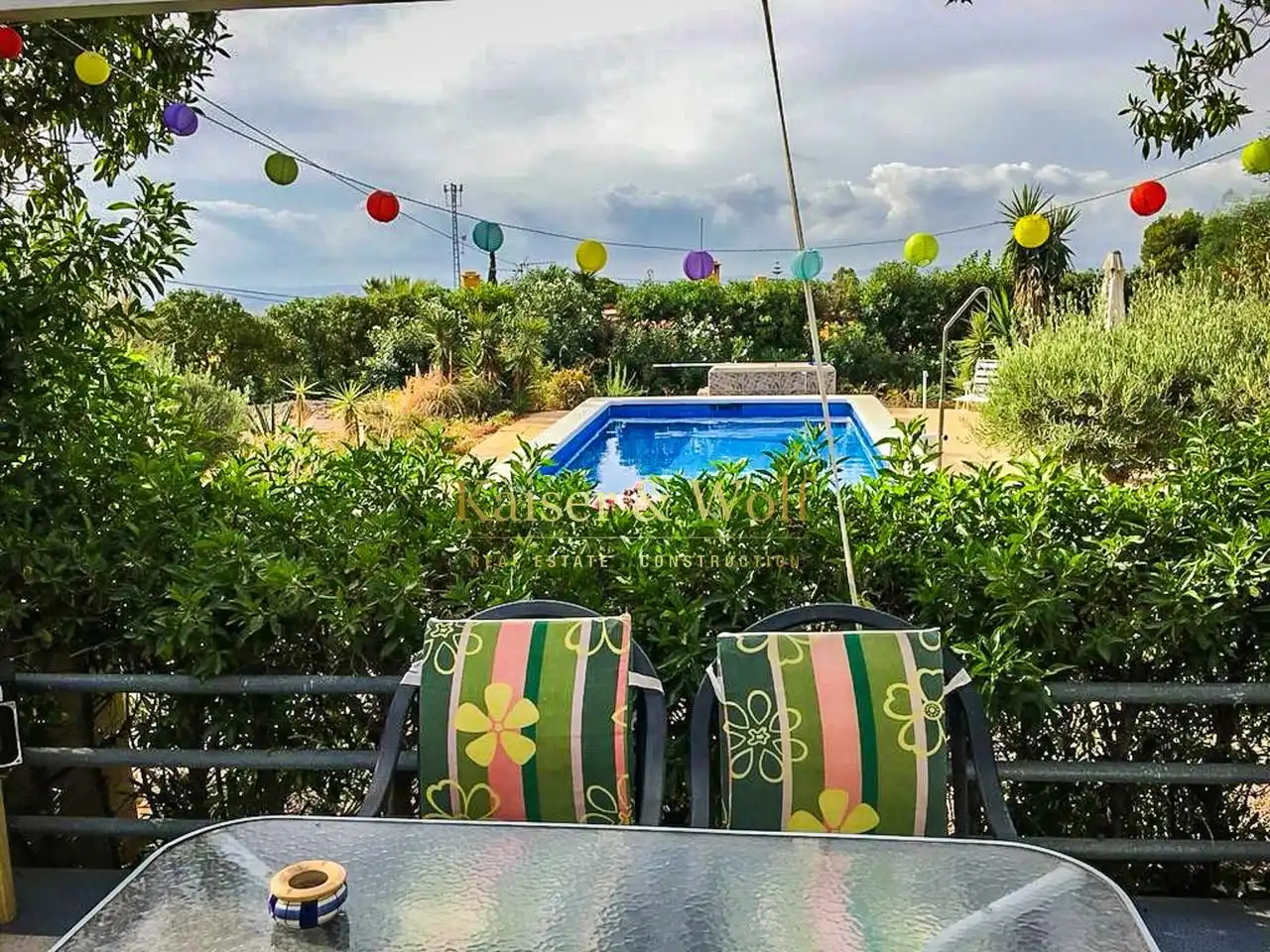 Jardí de Finca rústica en venda en Albatera amb Aire condicionat, Jardí privat i Piscina