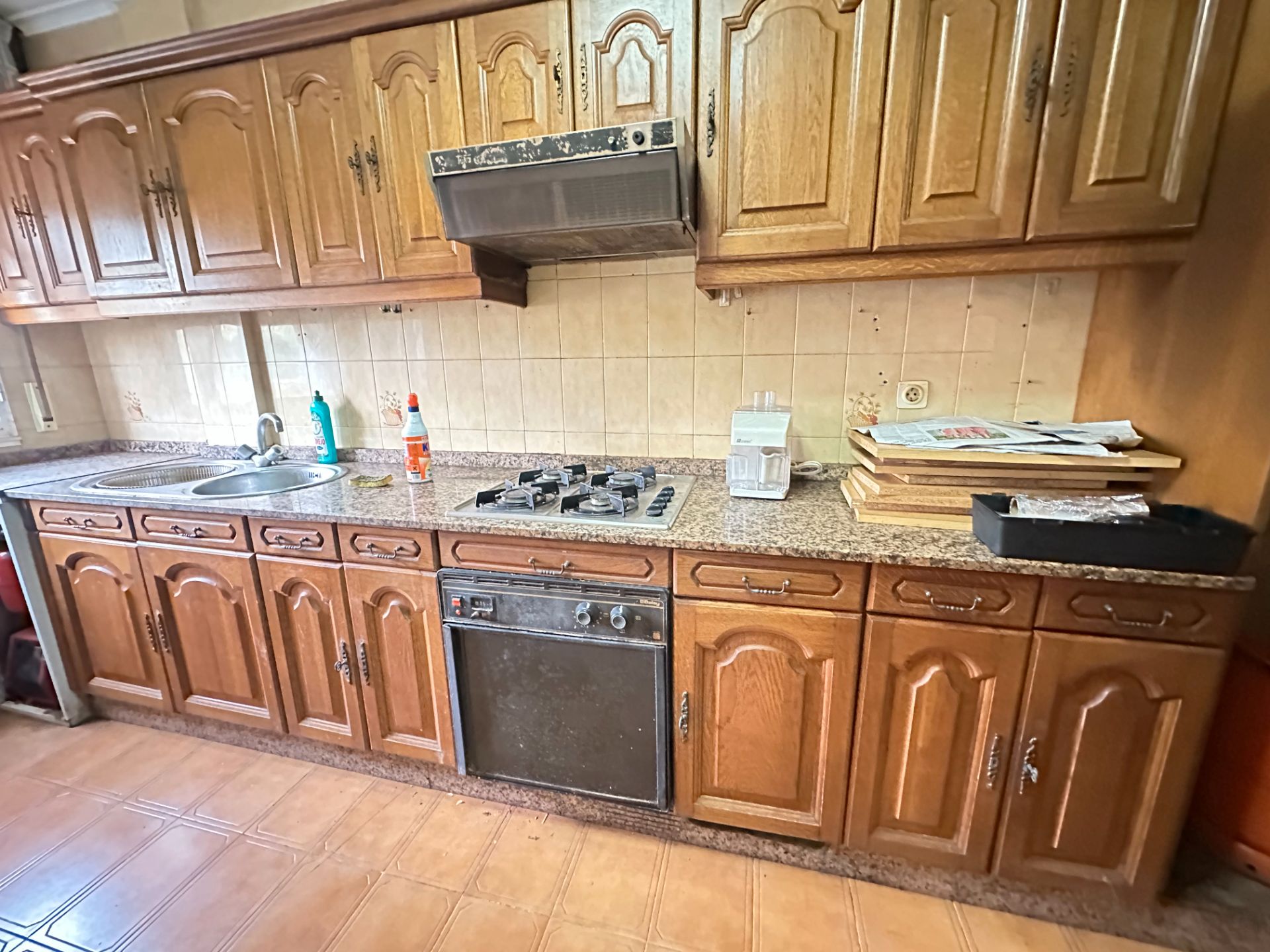 Kitchen of Flat for sale in Santiago de Compostela   with Heating, Storage room and Oven