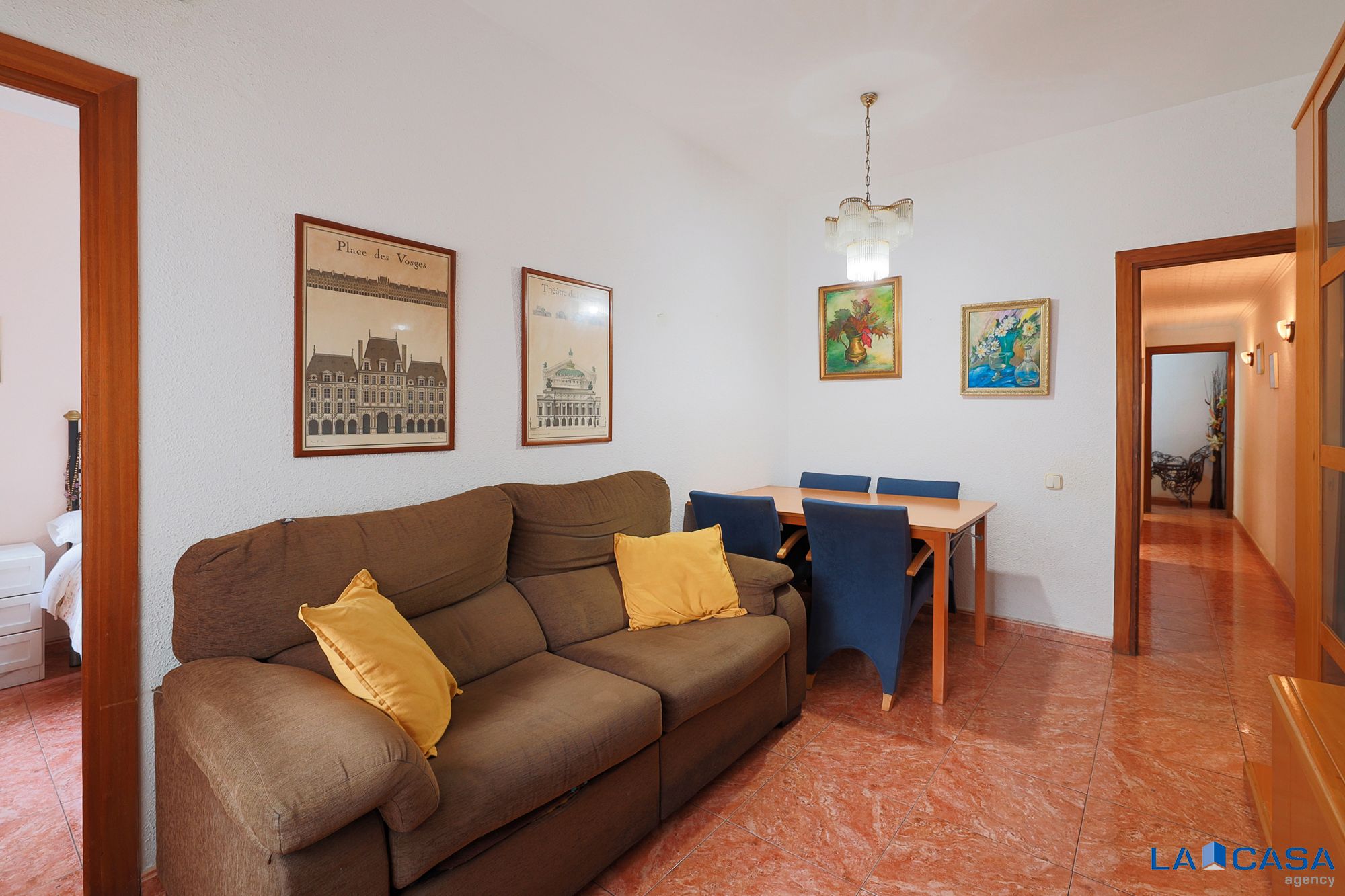 Living room of Flat for sale in  Barcelona Capital  with Heating and Terrace