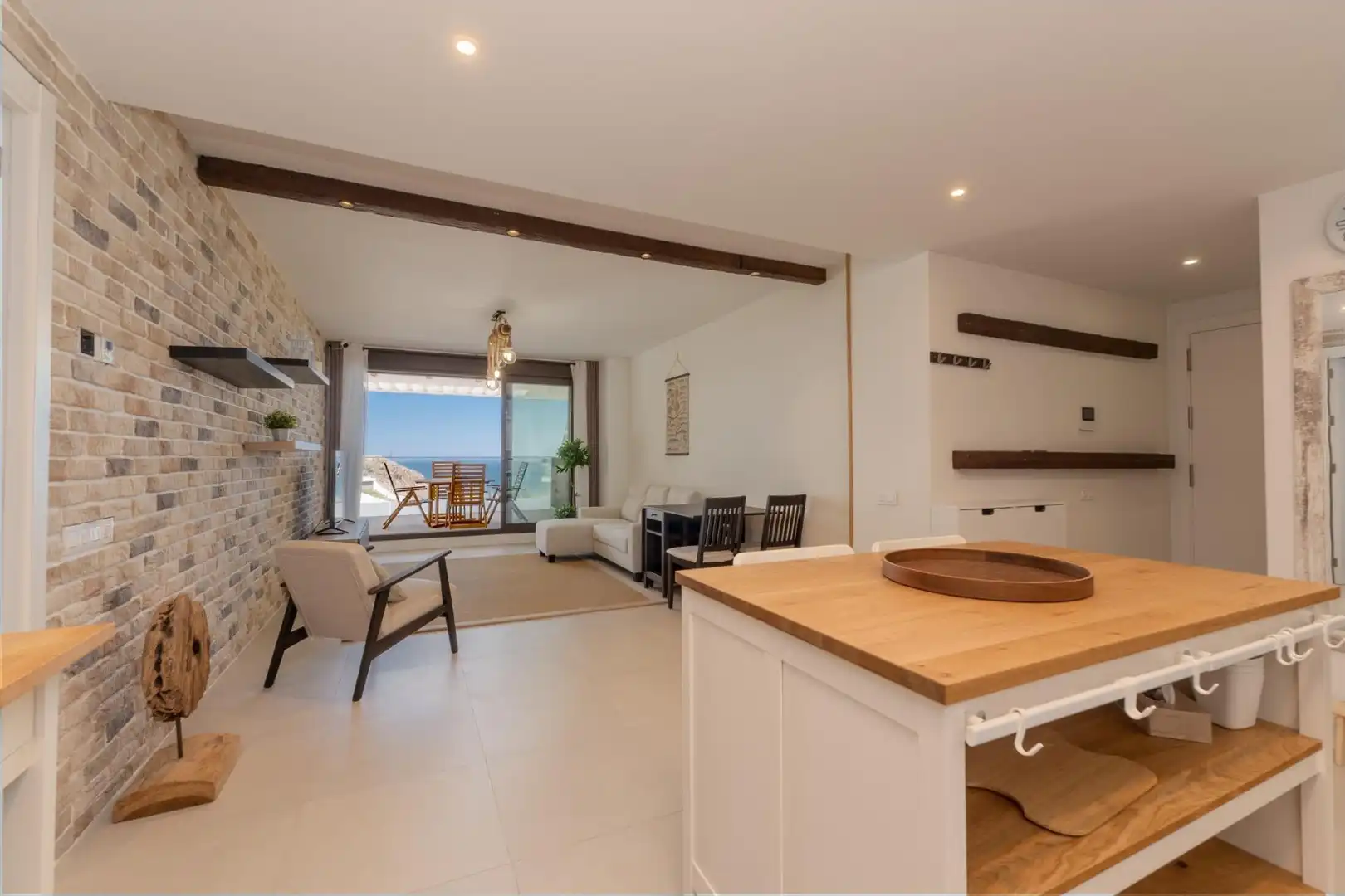 Living room of Flat for sale in Rincón de la Victoria  with Air Conditioner and Community pool
