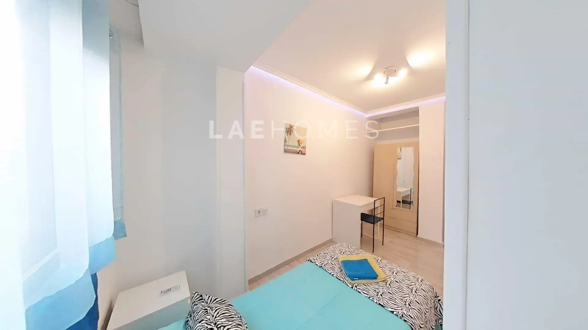 Dormitori de Apartament en venda en Valencia amb Aire condicionat, Calefacció i Moblat