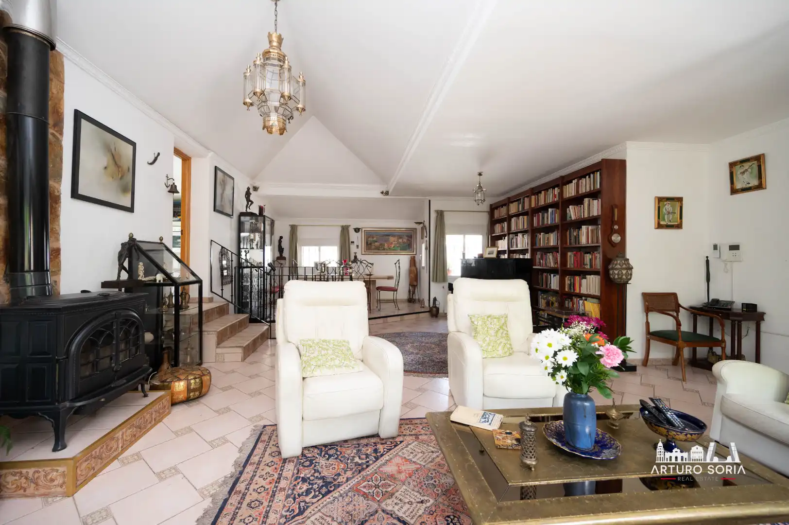 Sala de estar de Casa o chalet en venta en Madrid con Calefacción y Jardín privado