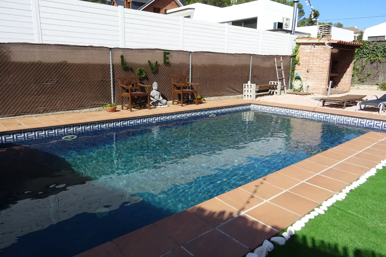 Swimming pool of Detached homes for sale in Sant Quirze del Vallès  with Heating, Private garden and Parquet flooring