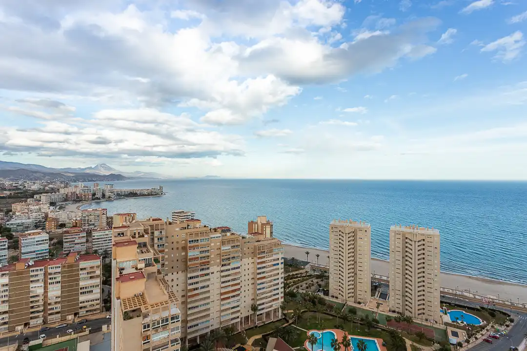 Bedroom of Flat for rent in El Campello  with Air Conditioner, Heating and Terrace