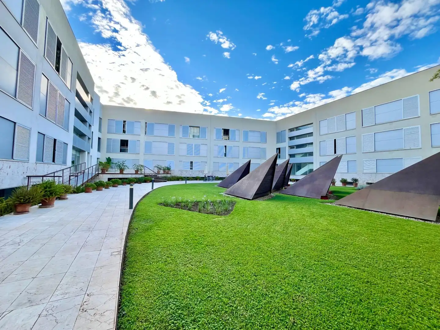 Exterior view of Flat for sale in  Palma de Mallorca  with Air Conditioner, Heating and Private garden