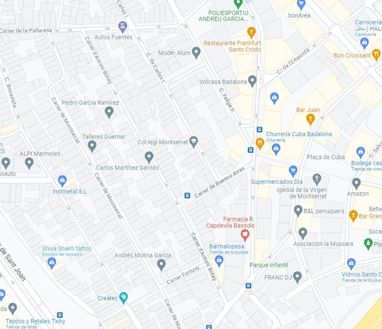 Vista exterior de Pis en venda en Badalona