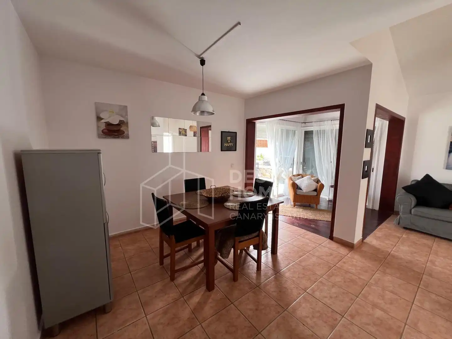 Menjador de Casa o xalet en venda en La Oliva amb Jardí privat, Terrassa i Traster