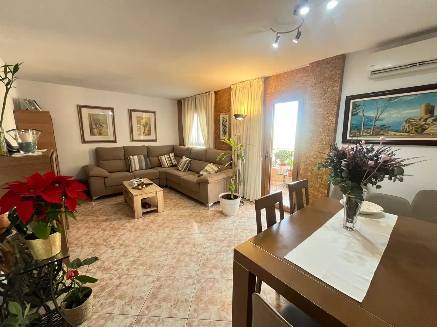 Sala d'estar de Pis en venda en  Palma de Mallorca amb Aire condicionat, Calefacció i Moblat