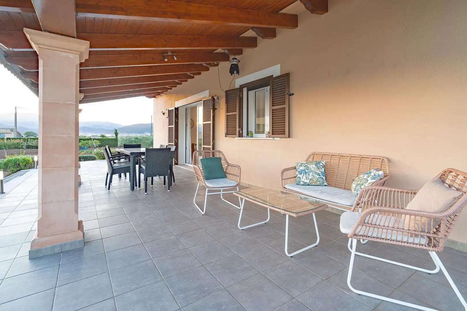 Terrassa de Finca rústica en venda en Sa Pobla amb Terrassa i Moblat