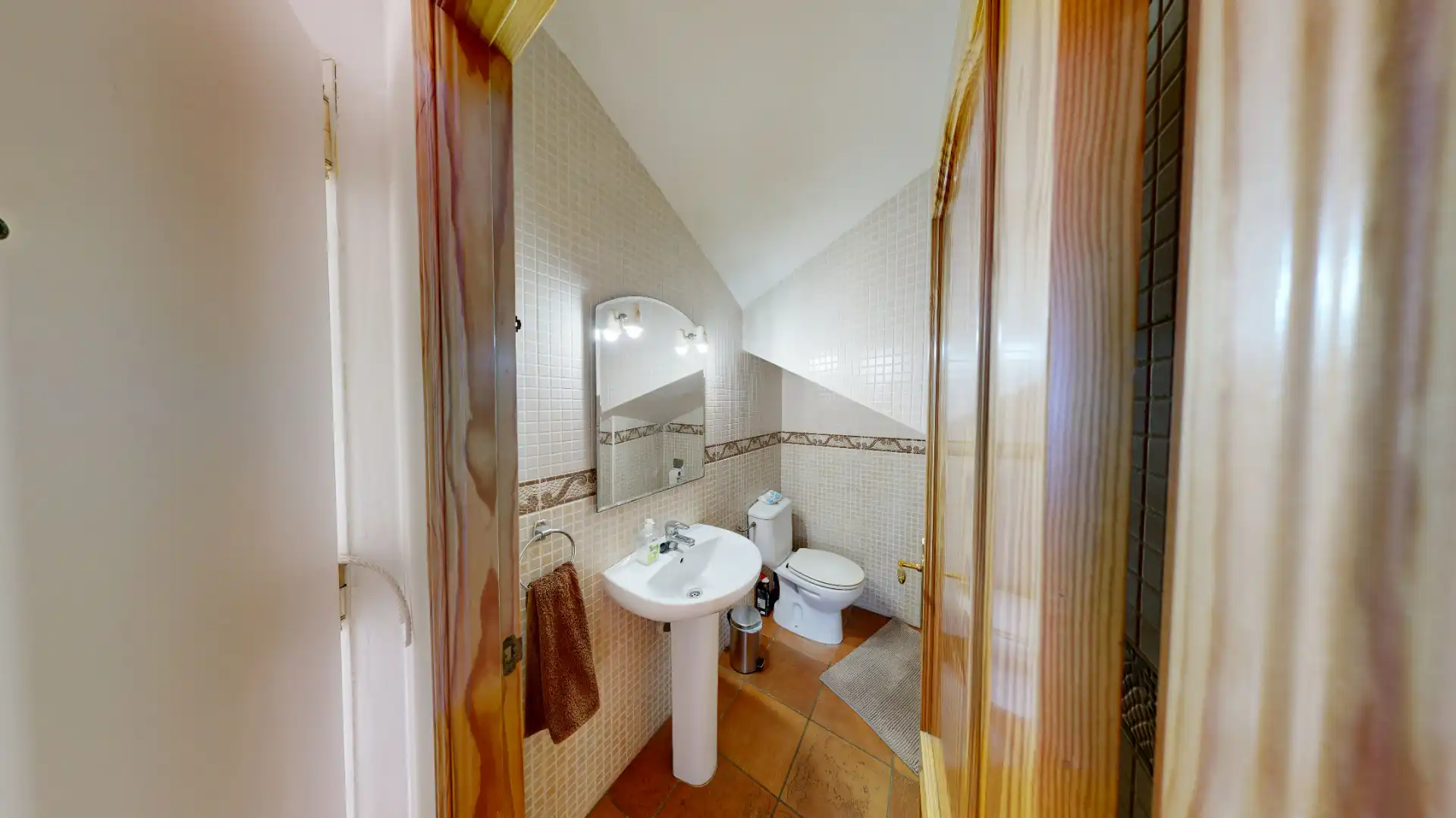 Baño de Casa adosada en venta en L'Ametlla de Mar  con Aire acondicionado, Jardín privado y Terraza