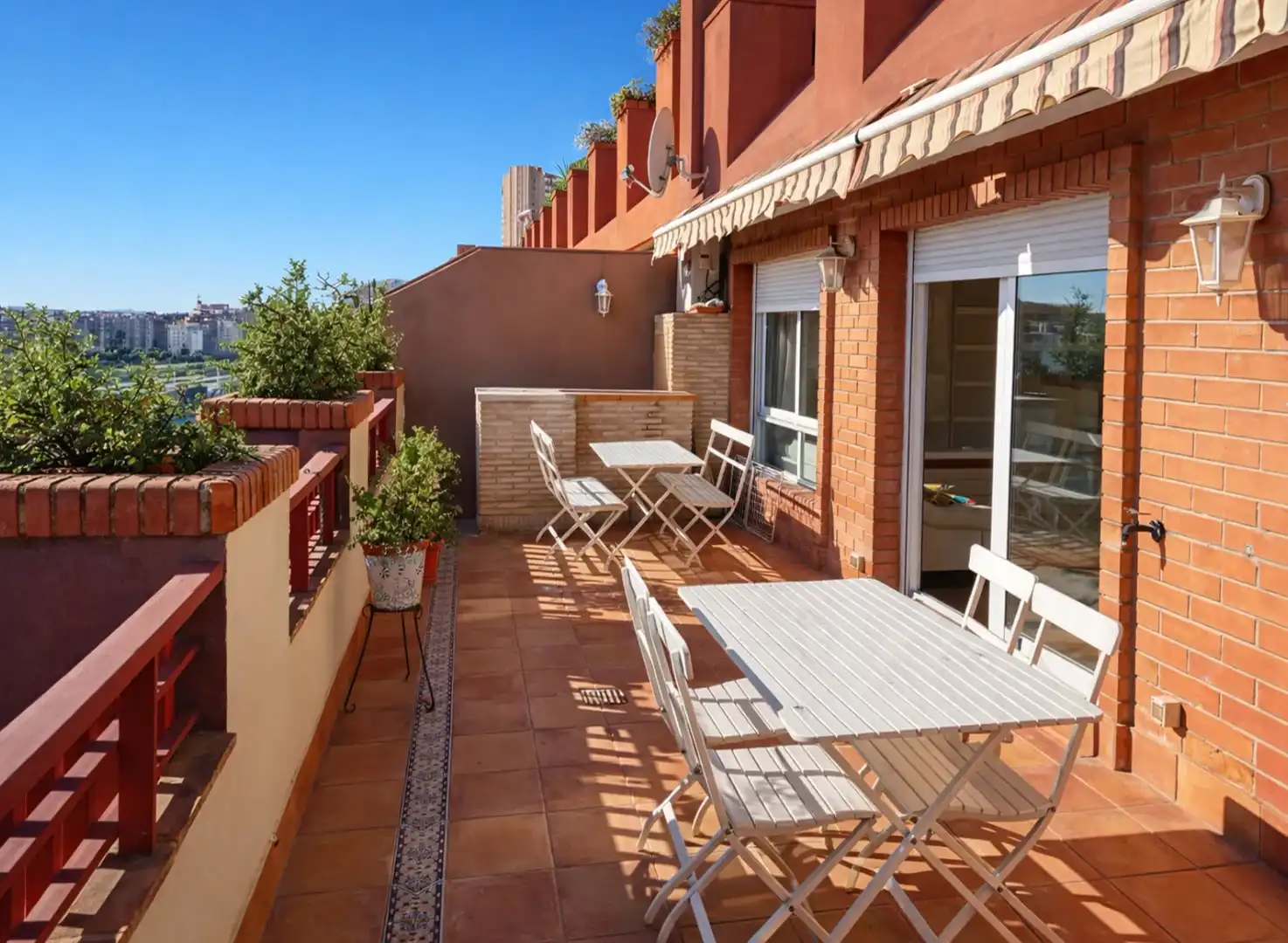 Terraza de Ático de alquiler en Alicante / Alacant con Aire acondicionado, Terraza y Amueblado