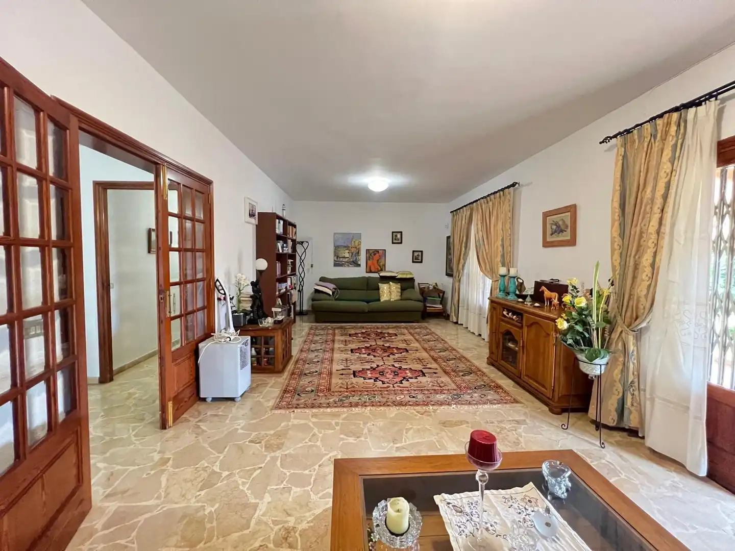 Sala de estar de Finca rústica en venta en Inca con Aire acondicionado y Jardín privado